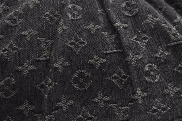 Auth Louis Vuitton Monogram Denim Neo Cabby MM 2Way Hand Bag M95351 Black 7694F