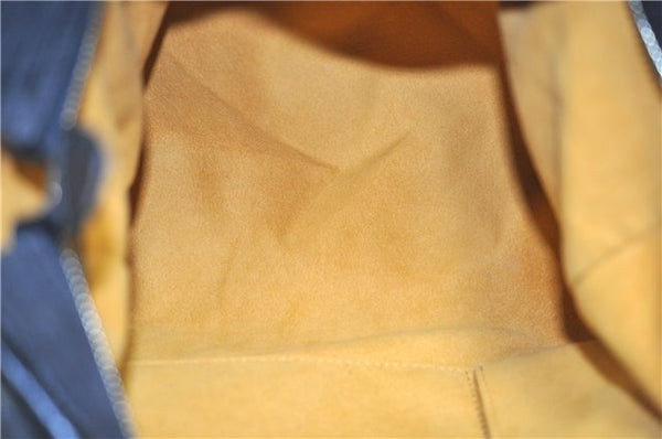 Auth Louis Vuitton Monogram Denim Neo Cabby MM 2Way Hand Bag M95351 Black 7694F