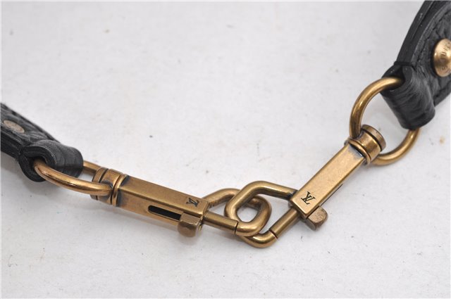 Auth Louis Vuitton Monogram Denim Neo Cabby MM 2Way Hand Bag M95351 Black 7694F