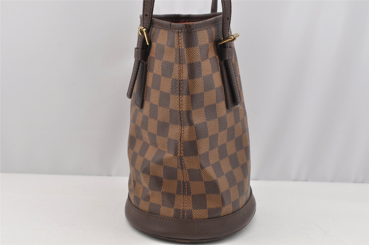 Authentic Louis Vuitton Damier Marais Bucket Shoulder Tote Bag N42240 LV 7695I