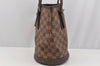 Authentic Louis Vuitton Damier Marais Bucket Shoulder Tote Bag N42240 LV 7695I