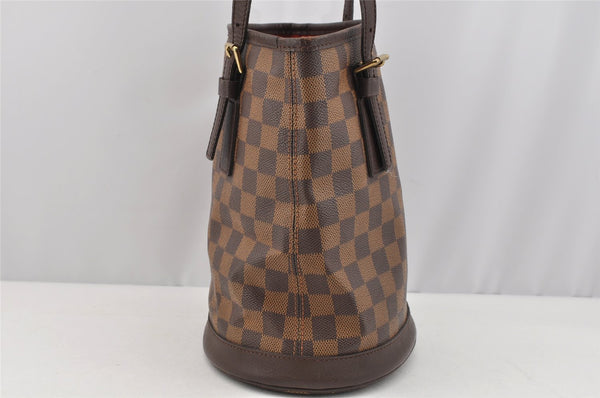Authentic Louis Vuitton Damier Marais Bucket Shoulder Tote Bag N42240 LV 7695I