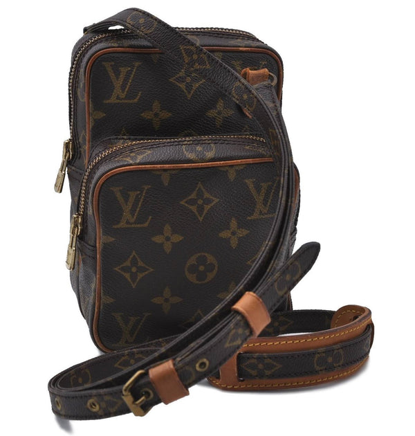 Auth LOUIS VUITTON Monogram Mini Amazone Shoulder Cross Body Bag M45238 LV 7696C