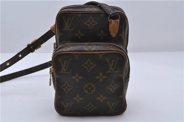 Auth LOUIS VUITTON Monogram Mini Amazone Shoulder Cross Body Bag M45238 LV 7696C