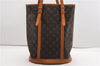 Authentic Louis Vuitton Monogram Bucket GM Shoulder Tote Bag M42236 LV 7696F