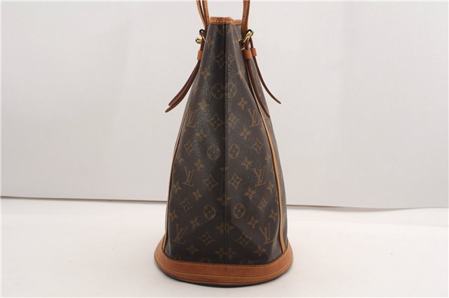 Authentic Louis Vuitton Monogram Bucket GM Shoulder Tote Bag M42236 LV 7696F