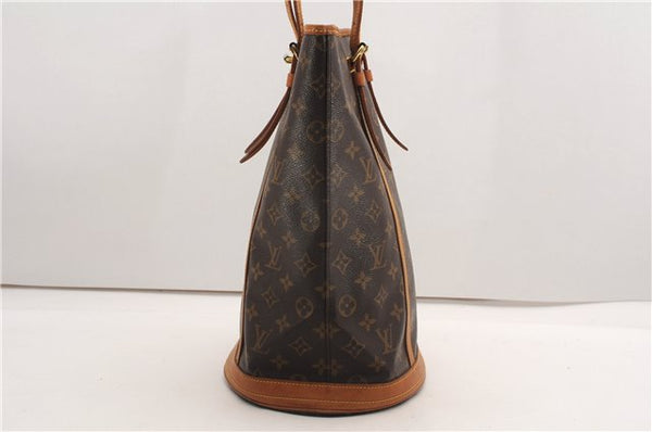 Authentic Louis Vuitton Monogram Bucket GM Shoulder Tote Bag M42236 LV 7696F