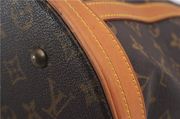 Authentic Louis Vuitton Monogram Bucket GM Shoulder Tote Bag M42236 LV 7696F