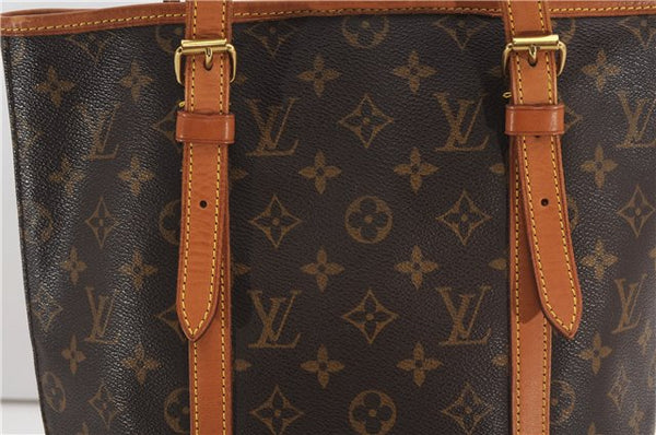 Authentic Louis Vuitton Monogram Bucket GM Shoulder Tote Bag M42236 LV 7696F