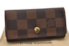 Authentic Louis Vuitton Damier Multicles 4 Key Case Holder N62631 LV 7696I