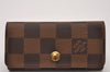 Authentic Louis Vuitton Damier Multicles 4 Key Case Holder N62631 LV 7696I