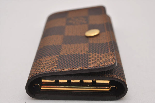 Authentic Louis Vuitton Damier Multicles 4 Key Case Holder N62631 LV 7696I
