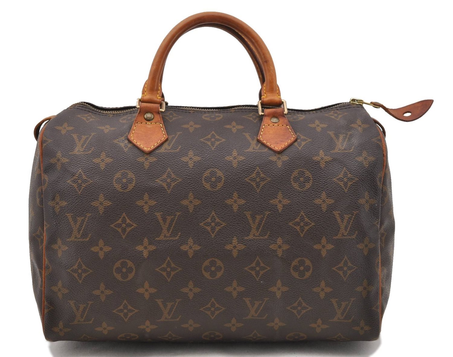 Authentic LOUIS VUITTON Monogram Speedy 30 Hand Bag M41526 LV 7697C