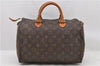 Authentic LOUIS VUITTON Monogram Speedy 30 Hand Bag M41526 LV 7697C