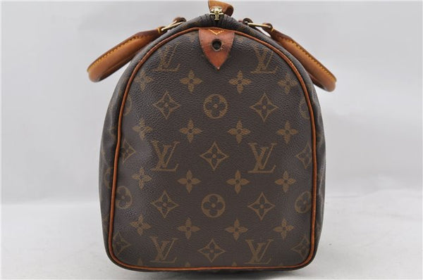 Authentic LOUIS VUITTON Monogram Speedy 30 Hand Bag M41526 LV 7697C