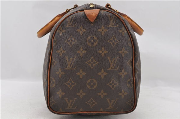 Authentic LOUIS VUITTON Monogram Speedy 30 Hand Bag M41526 LV 7697C