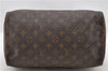 Authentic LOUIS VUITTON Monogram Speedy 30 Hand Bag M41526 LV 7697C