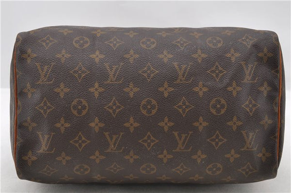 Authentic LOUIS VUITTON Monogram Speedy 30 Hand Bag M41526 LV 7697C