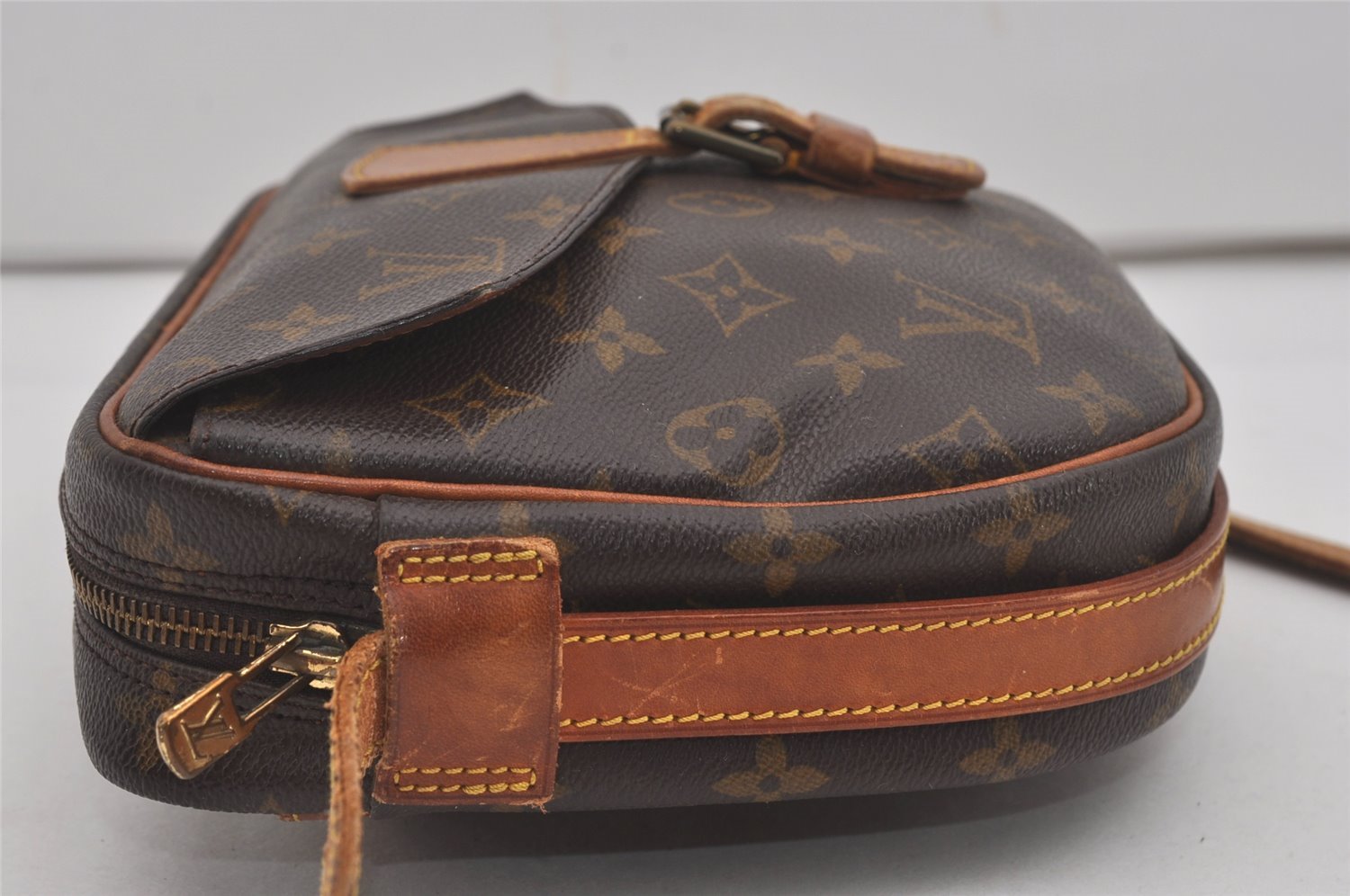 Authentic Louis Vuitton Monogram Jeune Fille MM M51226 Shoulder Cross Bag 7697I