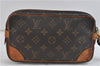 Auth LOUIS VUITTON Monogram Marly Dragonne PM Clutch Hand Bag M51827 LV 7699C