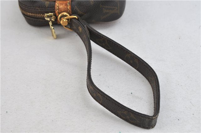 Auth LOUIS VUITTON Monogram Marly Dragonne PM Clutch Hand Bag M51827 LV 7699C