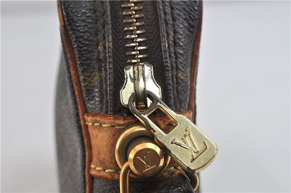 Auth LOUIS VUITTON Monogram Marly Dragonne PM Clutch Hand Bag M51827 LV 7699C