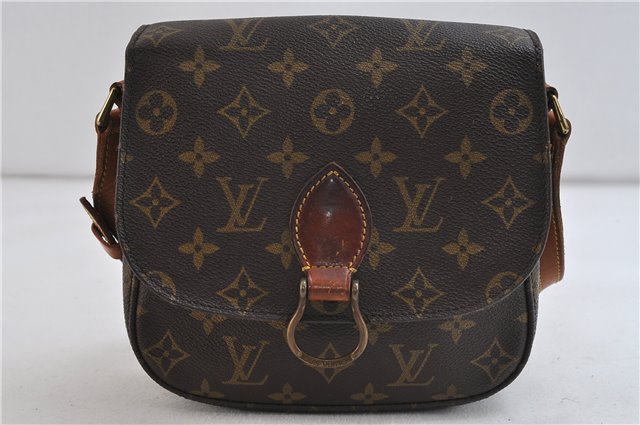 Auth LOUIS VUITTON Monogram Saint Cloud MM Shoulder Cross Bag M51243 LV 7700C
