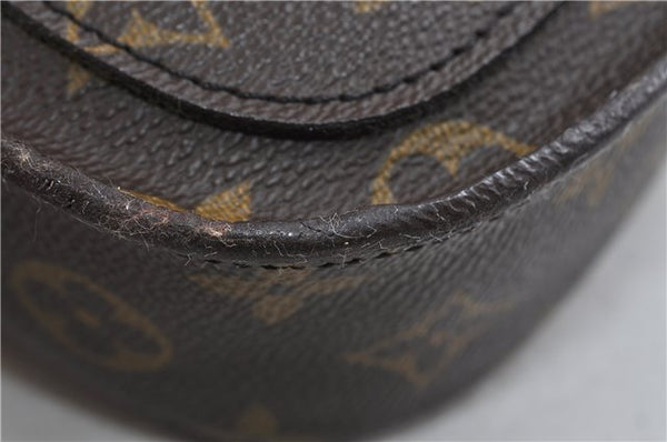 Auth LOUIS VUITTON Monogram Saint Cloud MM Shoulder Cross Bag M51243 LV 7700C