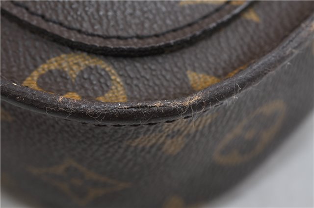 Auth LOUIS VUITTON Monogram Saint Cloud MM Shoulder Cross Bag M51243 LV 7700C