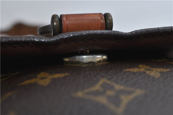 Auth LOUIS VUITTON Monogram Saint Cloud MM Shoulder Cross Bag M51243 LV 7700C