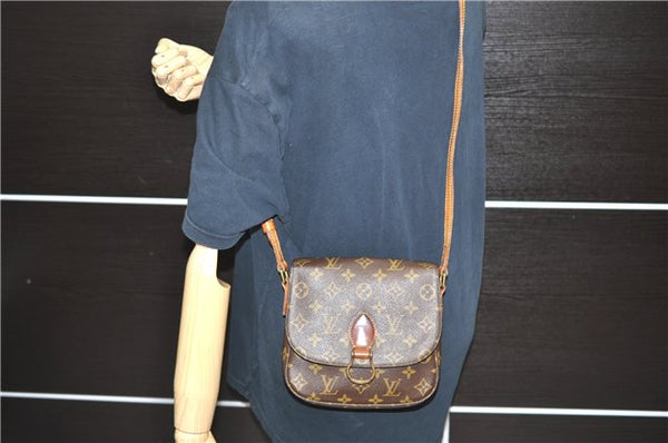 Auth LOUIS VUITTON Monogram Saint Cloud MM Shoulder Cross Bag M51243 LV 7700C
