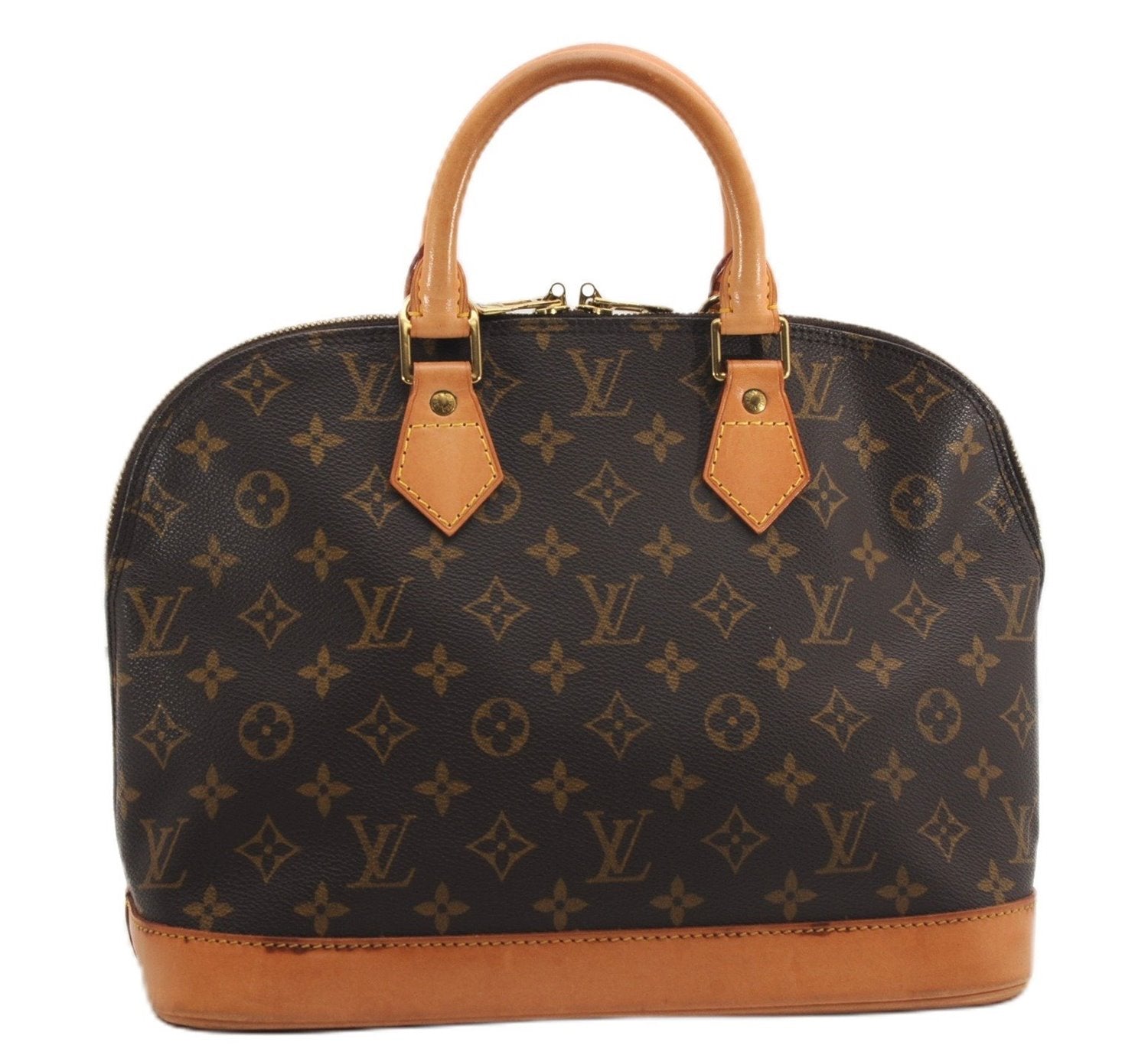 Authentic Louis Vuitton Monogram Alma Hand Bag Purse M51130 LV 7700F
