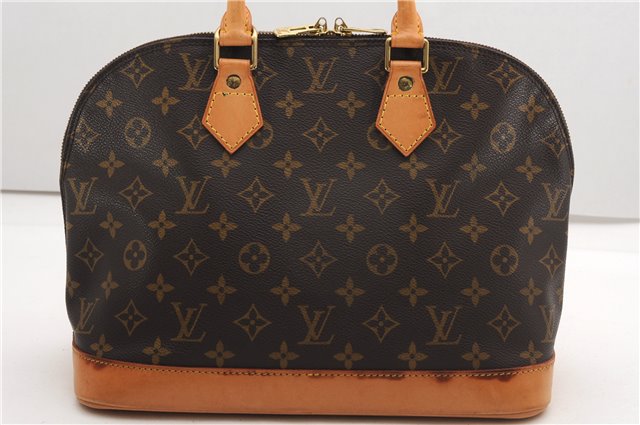 Authentic Louis Vuitton Monogram Alma Hand Bag Purse M51130 LV 7700F