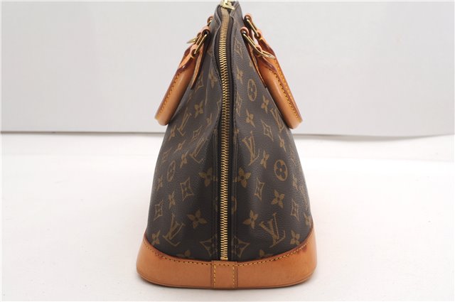 Authentic Louis Vuitton Monogram Alma Hand Bag Purse M51130 LV 7700F