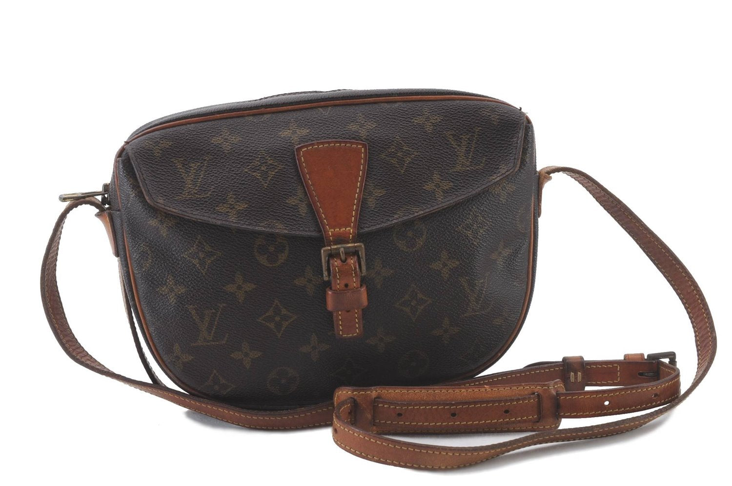 Auth LOUIS VUITTON Monogram Jeune Fille MM Shoulder Cross Bag M51226 LV 7701C