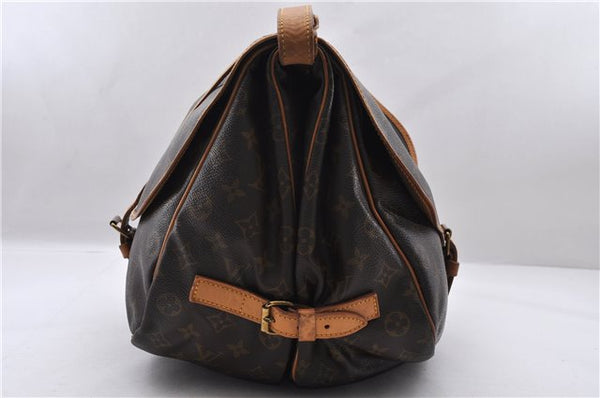 Auth LOUIS VUITTON Monogram Saumur 35 Shoulder Cross Body Bag M42254 LV 7702C