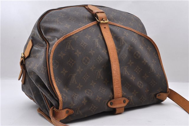 Auth LOUIS VUITTON Monogram Saumur 35 Shoulder Cross Body Bag M42254 LV 7702C