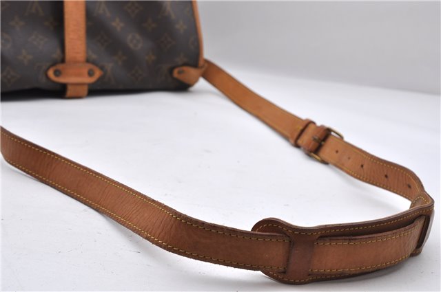 Auth LOUIS VUITTON Monogram Saumur 35 Shoulder Cross Body Bag M42254 LV 7702C