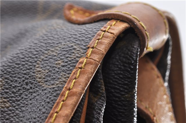Auth LOUIS VUITTON Monogram Saumur 35 Shoulder Cross Body Bag M42254 LV 7702C