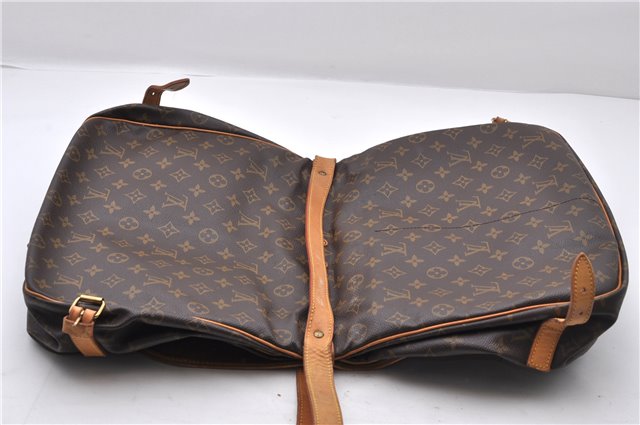 Auth LOUIS VUITTON Monogram Saumur 35 Shoulder Cross Body Bag M42254 LV 7702C