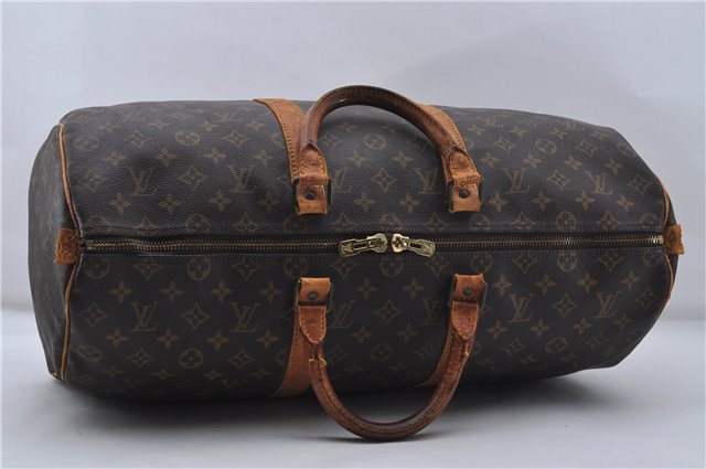 Authentic Louis Vuitton Monogram Keepall 50 Travel Boston Bag M41426 LV 7702D
