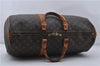 Authentic Louis Vuitton Monogram Keepall 50 Travel Boston Bag M41426 LV 7702D