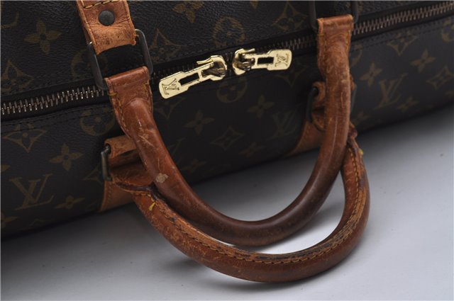 Authentic Louis Vuitton Monogram Keepall 50 Travel Boston Bag M41426 LV 7702D