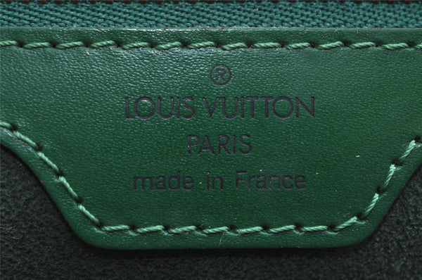 Authentic Louis Vuitton Epi Lussac Shoulder Tote Bag Green M52284 LV 7702I