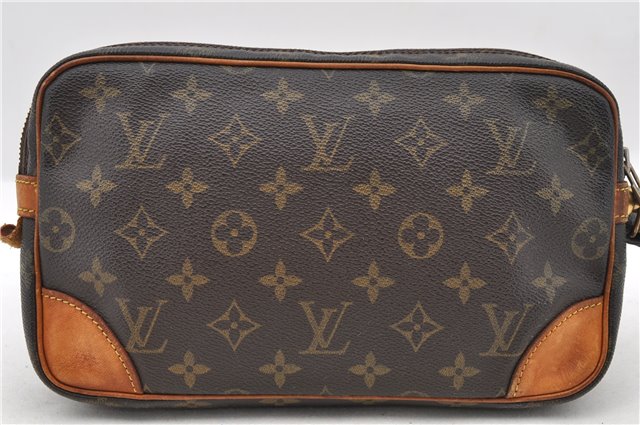 Auth LOUIS VUITTON Monogram Marly Dragonne GM Clutch Hand Bag M51825 LV 7704C