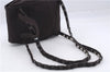 Authentic Ferragamo Vintage Backpack Canvas Leather Brown 7707D