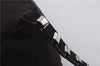 Authentic Ferragamo Vintage Backpack Canvas Leather Brown 7707D