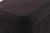 Authentic Ferragamo Vintage Backpack Canvas Leather Brown 7707D