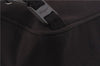 Authentic Ferragamo Vintage Backpack Canvas Leather Brown 7707D