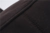 Authentic Ferragamo Vintage Backpack Canvas Leather Brown 7707D